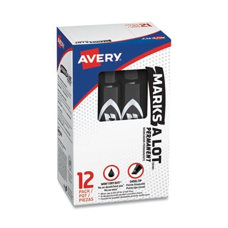 Avery Dennison MARKER, MARKSALOT, REG, BK 07888